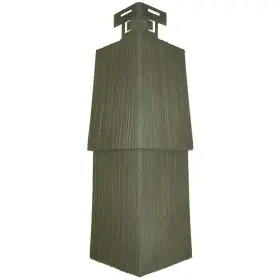 120060531 Novik Faux Stone Siding 7.25 Inch X 8.13 Dry Stack Panel Composite Brunswick Green