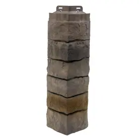 120145005 Novik Stone Siding Corner 6.1 Inch X 21.3 Composite Fossil 5 Per Box 7.92-lin-ft