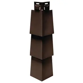 120185013 Novik Faux Stone Siding Highly Durable Composite Dry Stack Corners Coffee Bean
