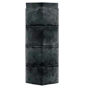 120440013 Novik Faux Stone Siding 6 Inch X 18.5 Composite In Onyx 5 Per Box 7.4-lin-ft