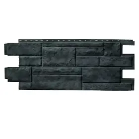 Novik 313114156175 Novikstone Phc Premium Hand Cut Stone 18.5 Inch X 48 Siding In Onyx