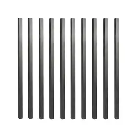 Sqps36 Nuvo Iron 36 In Long X 3/4 Wide Black Square Tubing Galvanized Steel