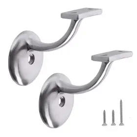 Nvnoo 744111020020 Heavy Duty Stainless Steel Hand Rail Stair Support For Stairways Home Or Office