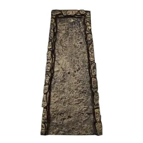 Oakland Living 730050186415 Azrock-sb-bronze Slate Stone Rock Cast Aluminum 24 Downspout Gutter Splash Block