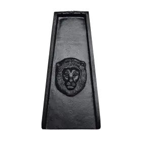 Oakland Living 730050186491 Azlion-sb-black Lion Cast Aluminum Metal Downspout Gutter 24 Inch Heavy Splash