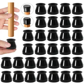 B09tt6g11k Oasmu 32 Pcs Chair Leg Floor Protectors - Silicone Felt Pads Scratch-proof