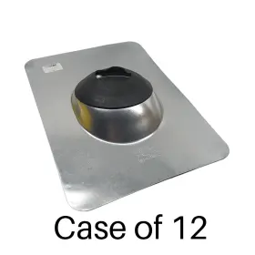 11866 Oatey Case Of 12 No-caulk 3 Inch Roof Flashing Galvanized Steel