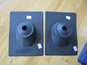 11919 Oatey All-flash No-calk 11-1/4 In X 15 Thermoplastic Roof Boot Lot Of 2