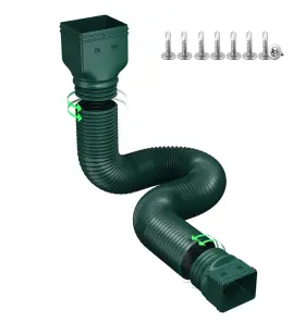 Og008 Ogutter Rain Gutter Downspout Extensions Extender For 1pack Green