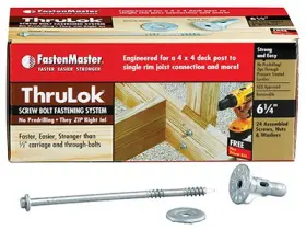Fmthr614-24 Omg Inc Thrulok Screw Bolt Fastening System 6.25- Inch 24-ct. -fmthr614-24