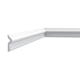 Orac Decor 840088645300 Panel Moulding 78.75 Inch Lx3 W Plain Polystyrene Primed White 3-pack