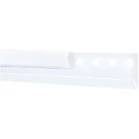 7913454211 Organized Living Hanging Rail White 42 Inch