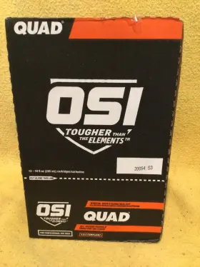 Osi 028756971702 Quad Advanced Formula 10 Fl. Oz. Gray #595 Window Door And Siding Sealant