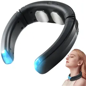 Osito 755752339570 Neck Massager With Heat Fsa Eligible Electric Pulse For P