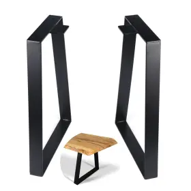 B0bxdpf8nq Osring 18 Inch Trapezoid Steel Table Legs 2pcs For Coffee Furniture Diy
