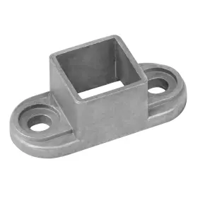Ottff 445015884871 20 Pack Aluminum Square Post Flange Base Fits 1 Inch X Sqaure Tube Wall Mo