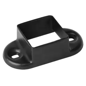 Ot-gd316-b-t10-us-f01 Ottff 10 Pack Black Square Post Flange Base For 1-1/2 Inch Tube Wall Mount Bracket