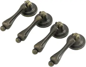 Owfeel 707581691718 Antique Drawer Cabinet Decorative Pull Handle Knob Pack Green Bronze