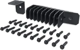 51717 Ozco Ironwood 2 Inch Rafter Clips With Matching Hardware Black Powder-coated Galvan