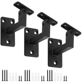 J-133-b3 Patioer Adjustable Handrail Bracket 3 Inch Heavy Duty Swivel For Stair Railing Staircase