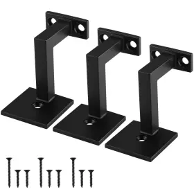 S-1516-bk03 Patioer Handrail Bracket 3 Inch Heavy Duty Staircase Hand Rail Brackets For Indoor Or Ou