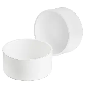 Pbugac 757523570199 4 Inch Pvc Pipe End Cap Fitting Compatible With 4.5 Od 2 Pcs Caps Sch