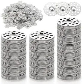 P-plasterwasher-600pc Peohud 600 Pcs 1 Inch Plaster Washers Metal For Silver