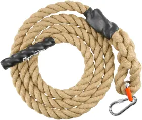 Pe010002-1-15 Perantlb Outdoor Climbing Rope For Fitness And Strength 15 Ft Brown