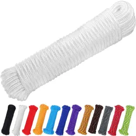 Perkhomy 679070070239 150 Ft 1/4 Inch 7mm Polyester Rope Nylon - Like Durability Poly Flag Pole