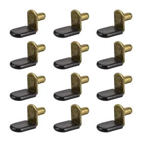 Peroup 617662586577 20pcs 6mm Shelf Support Peg For Kitchen L-shaped Pegs Bronze