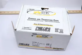 Cap385-c Phillips 50-pk 3-way Corner Caps Vinyl White 3/4 Inch