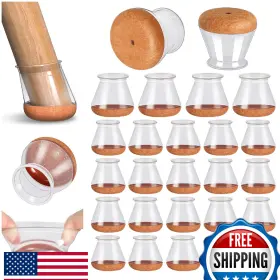 B0c53g9844 Pisao 24pcs Silicone Chair Leg Protectors Hardwood Floors Medium Fit Caps Cover