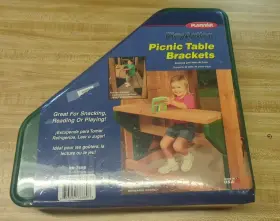 7688 Playstar Bench Brackets Picnic Table Desk Top Green Durable Usa Kids Play Star Action