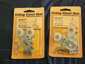 N-6513 Plpci Sliding Closet Door Roller 3/4 Inch Offset Tandem Nylon Set Of 4 2 Pkg Lot