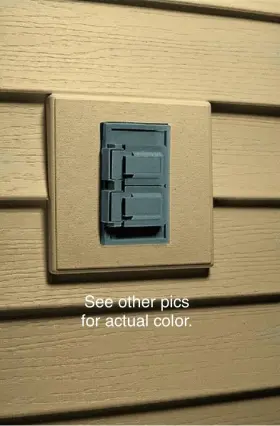 Ezblck040 Ply Gem Ezblock Vinyl Mounting Block Siding Accessory 6-3/4 Inch X Yellow-pb Ezblk040