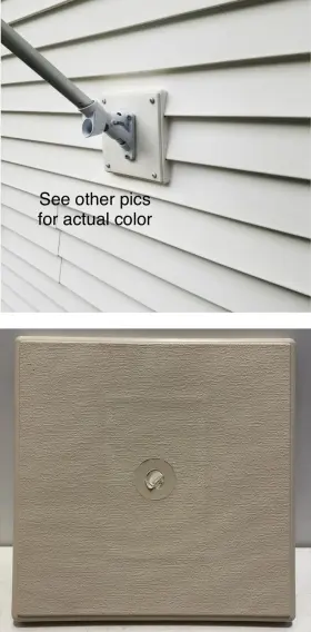 Ezblck050 Ply Gem Wicker Ez Block Vinyl Mounting Surface #02 Siding 6-3/4x6-3/4 Ezblk050