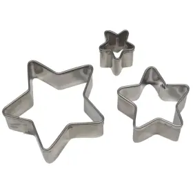 Pme 060281180049 Stainless Steel Star Cutters Set Of 3