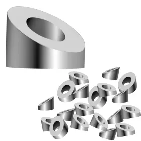 Pnkxxdllg08x Pnyzik 20 Pcs 5/16 Inch Id Angle Washers For 1/8 3/16 Cable Railing Posts Hardware St