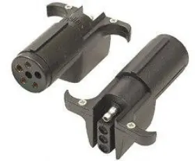 12-717ev Pollak 6-way Round To 4-way Flat Adapter- New Visi Pak Pack Of 1
