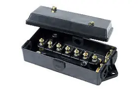 7-terminal Pollak 52-259 Junction Box- Pack Of 1