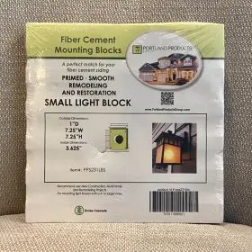Portland Products 705911996601 Fiber Cement Mounting Block Pps231lbs Small Light