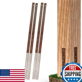 B01lzqbe89 Post Buddy Pack Of 4 Easy Fence Repair Kit To Fix 2 Broken Wood Posts Qu