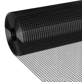 Potnet B0cqbshnm4 Black Hardware Cloth 1/2 Inch 24 X 100 Ft 19 Gauge Pvc Vinyl Coated Wire