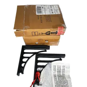 3372740 Pottery Barn Bridge Bracket Set Of 3 Black S2 New 6 Pieces Total