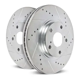 Jbr1765xpr Powerstop Power Stop Drilled And Slotted Front Brake Rotor Pair For Nissan K