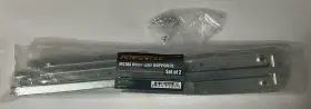 71426 Powertec Metal Drop Leaf Table Supports Set Of 2 Silver