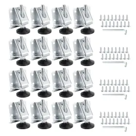 B0bdlvk8bb Powertec Furniture Leg Levelers 16-pk Adjustable Heavy Duty Leveling Feet Non-ma
