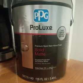 Lanc-209443 Ppg Proluxe Sik710-140 1gal Deep Base Premium Solid Stain Wood Finish Matte
