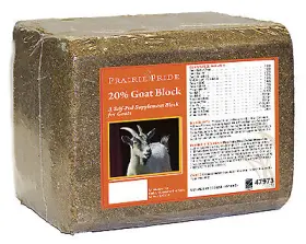 47973 Prairie Pride Goat Block 20-percent 33-lb. -47973