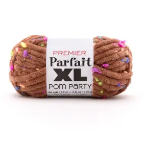 5a0031nz-1h37d Premier Yarns Parfait Xl Pom Party-caramel Crunch -